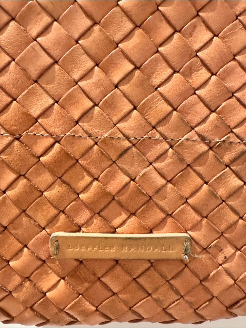 Loeffler Randall Billie Woven Leather Shoulder Bag - Picture 4 of 16